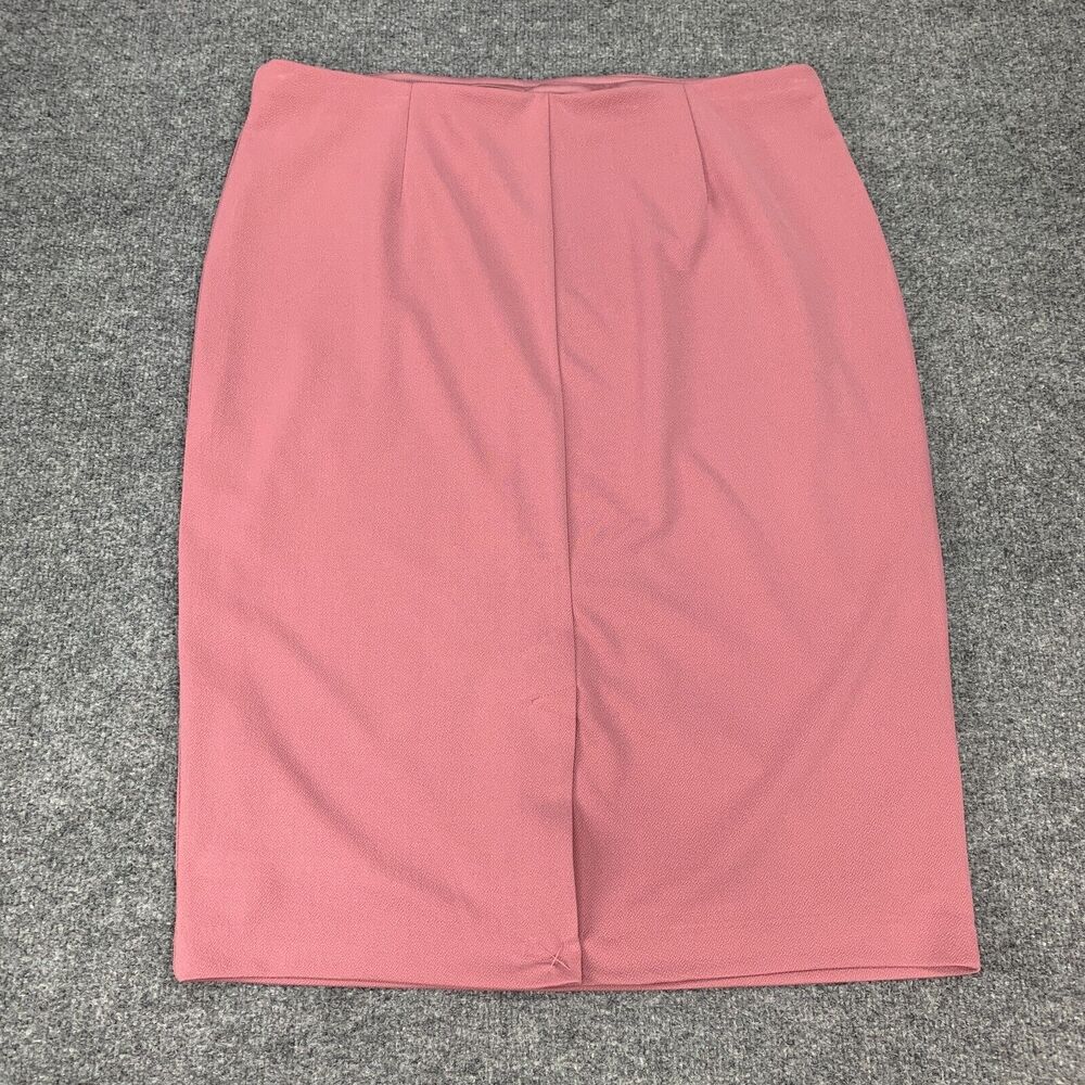 7th Avenue Design Studio Skirt Womens XL Extra Large Foxglove Lined Kick Pleat - Picture 3 of 10